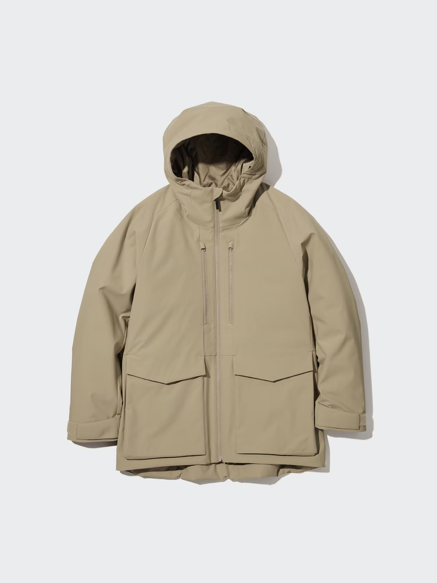 Men Hybrid Down Parka Jacket UNIQLO ”Warmer than The North