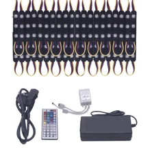 RGB 5050 SMD 3LED Injection Module Light Club Store Front Window Strip Lamp Sets