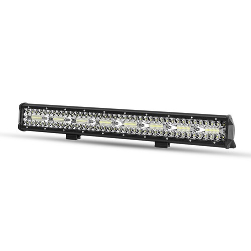 License Plate Mount Holder Front Bumper Bull Bar 23" LED Light Bar Offroad +Wire - Picture 3 of 12