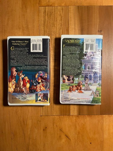 Disney's Lady and The Tramp VHS 4673 & Lady and The Tramp 2 -VHS 21226-VG+ - Picture 2 of 13