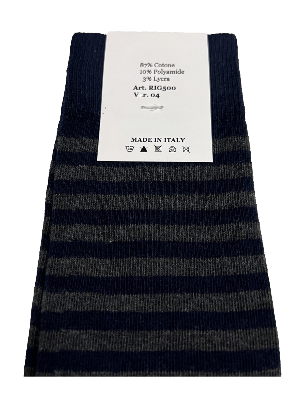 ICON LAB calzino lungo uomo righe RIG500 misto cotone СДЕЛАНО В ИТАЛИИ