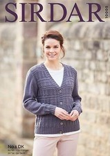 Sirdar Knitting Pattern - No.1 DK, Cardigan 10005