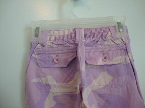 Baby Gap Pale Purple Camouflage Pants Girl Size 4T 4 years NWT - Spring Summer - Picture 9 of 11