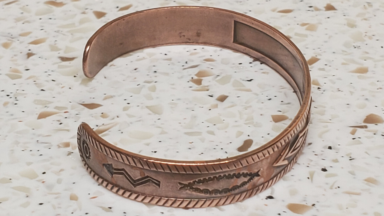 Vintage Solid "Copper Bell" Trading Post Arrow Cu… - image 4