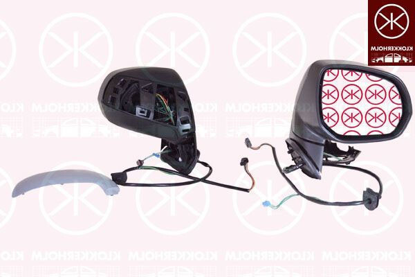 Neu Komplett TüR Spiegel - Rechts - Elektrisch - FüR Citroen C4 Grand Picasso I-image