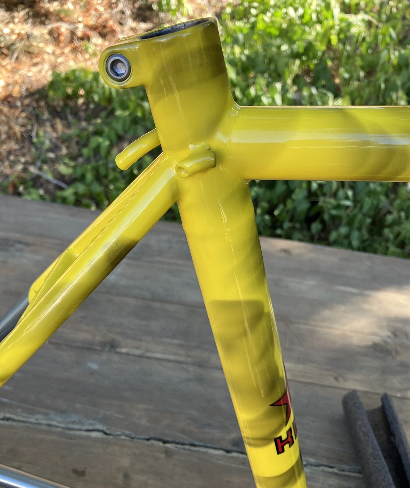 KGB Cycles Titanium bike frame from melted titanium missile alloy MIG