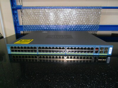 WS-C4948-E Catalyst 4948 48 * 10/100/1000 Switch + 4 SFP Ports 2 x Netzteil