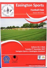 EASINGTON SPORTS V HEADINGTON AMATEURS 5/12/2017 HELLENIC LEAGUE - DIV 1 WEST