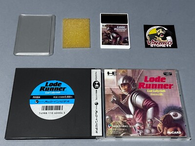 Lode Runner: Lost Labyrinth PC Engine Hucard NTSC-J