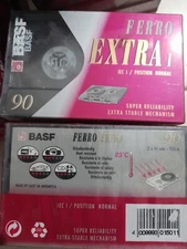 Lot 14 AUDIO BASF 90 Iron Ex MIN CASSETTES TAPES NEW SEALED Music Cassettes