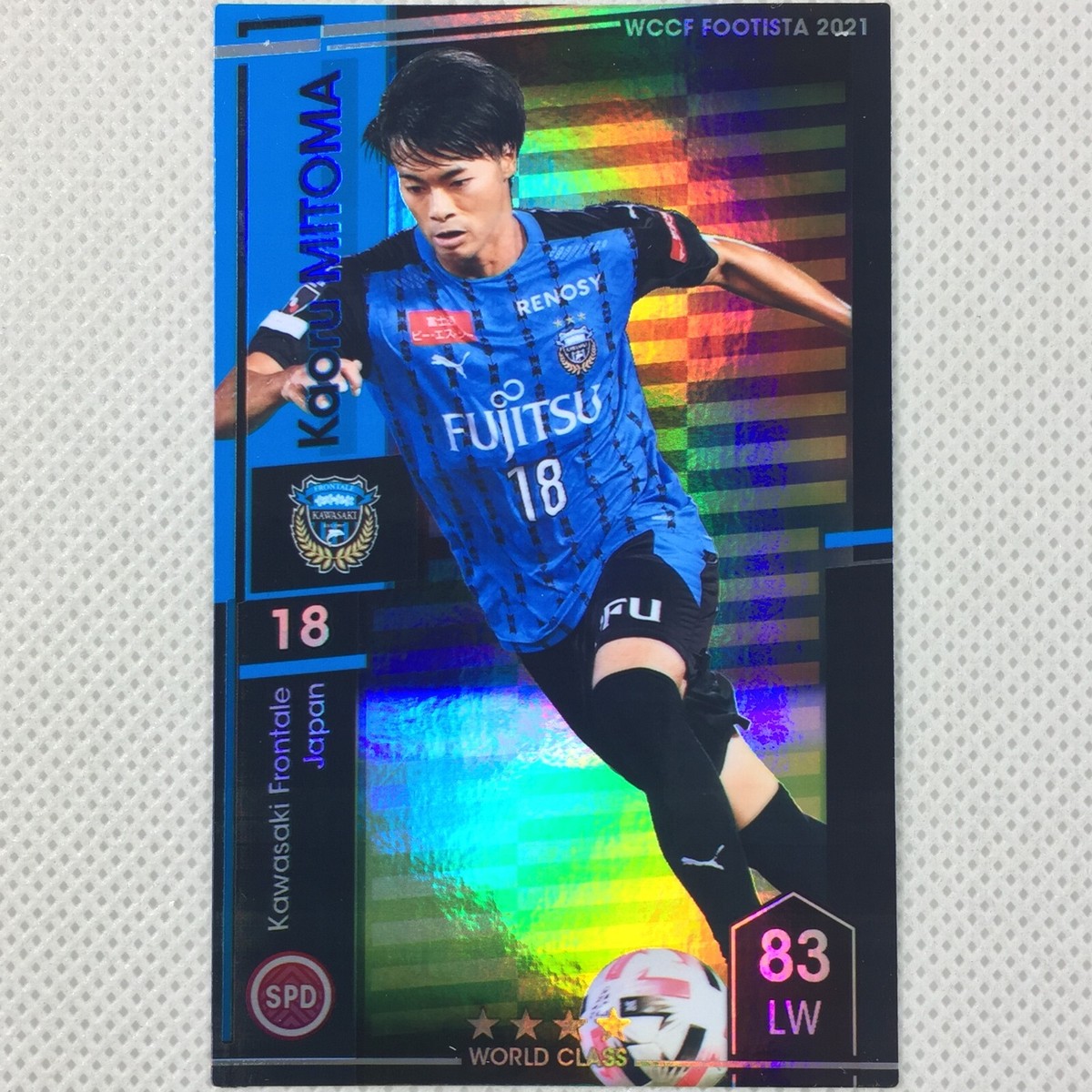 Panini WCCF FOOTISTA 2021 Kaoru Mitoma Rookie Card Kawasaki Panini WCCF FOOTISTA 2021 Kaoru Mitoma Rookie Card Kawasaki