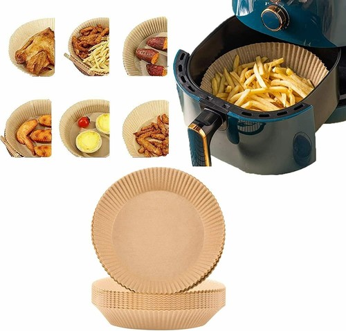50/100 Pcs Air Fryer Disposable Paper Liner Non-Stick Pan Parchment Baking NEW - Picture 4 of 39