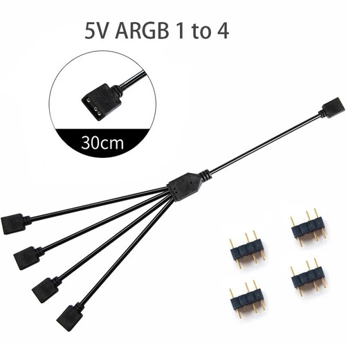 JakeSpecial – Sync Motherboard RGB Extension Cable 4/3/2/1 Pin - Afbeelding 22 van 23