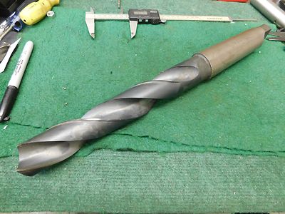 Cle-Forge 1-19/32'' HSS #5 Morse Taper Shank Drill Square End