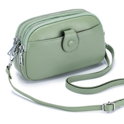 Small Split Genuine Leather Crossbody Shoulder Bag Womens Clutch Purses Handbags