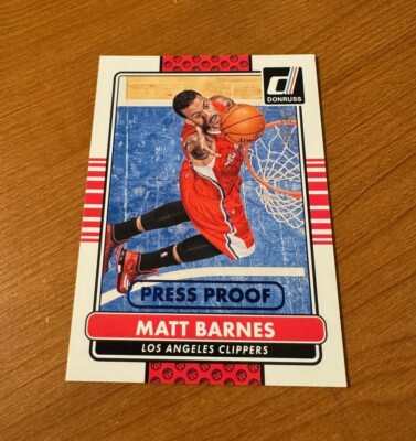 MATT BARNES 2014-15 Donruss Blue Press Proof /99