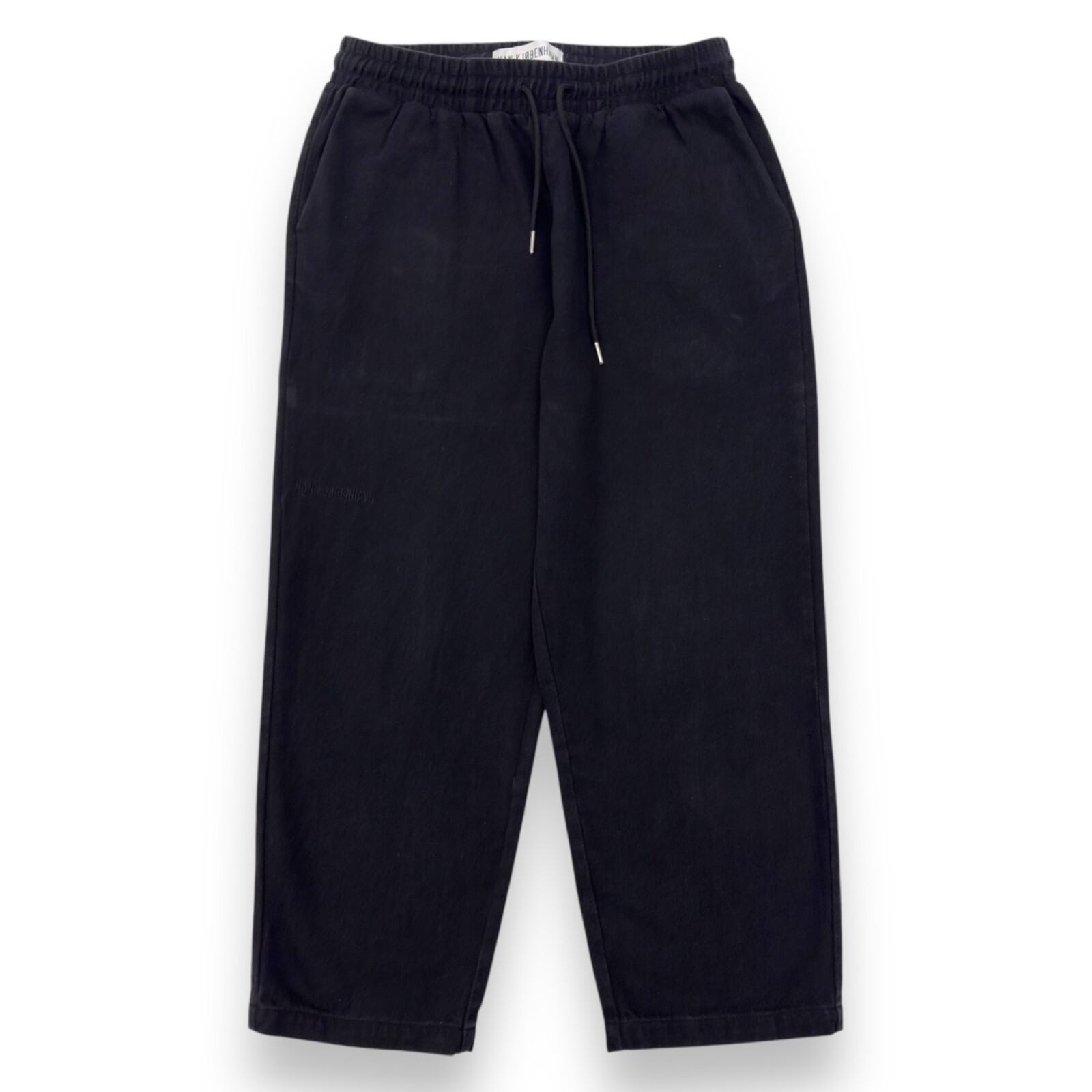 HAN KJØBENHAVN WIDE LEG SWEATPANTS BLACK XL RRP£107