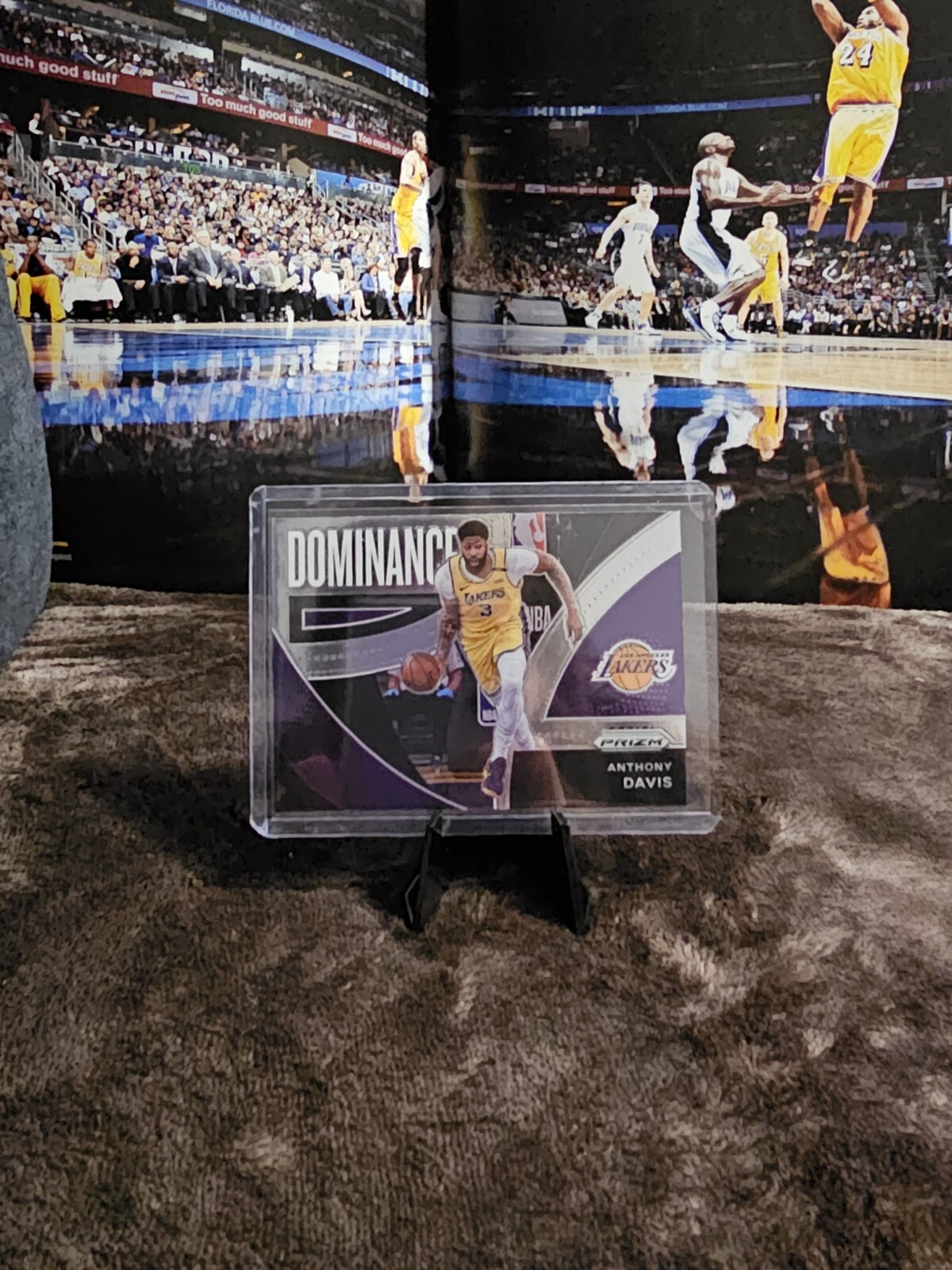 2021-22 Panini Prizm - Anthony Davis - Dominance Silver Prizm #20