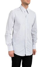 Dolce&Gabbana Men's Striped Long Sleeve Dress Shirt