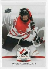 Jayce Hawryluk 2014 Upper Deck Team Canada Juniors Hockey Base Common #31