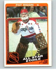 1984-85 O-Pee-Chee #218 Pat Riggin AS  Washington Capitals V64319