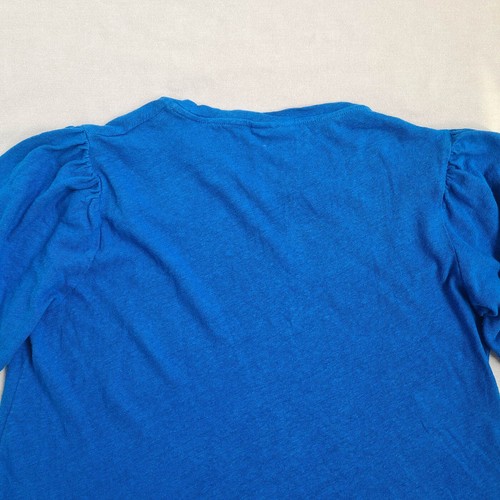 DAY Birger et Mikkelsen Womens Linen Cotton Blouse Size L Top T-Shirt Blue - Picture 6 of 15