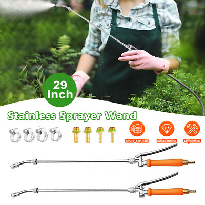2Pack 29 Inches Replacement Universal Sprayer Wand 3/8'' Brass Barb Sprayer Wand