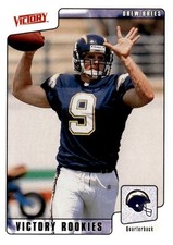 2001 Upper Deck UD Victory Drew Brees Rookie Card RC #415 San Diego Chargers. rookie card picture