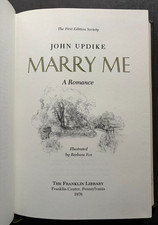 FRANKLIN: Marry Me by John Updike 1976 Leather Ltd. 1st Ed. NF!