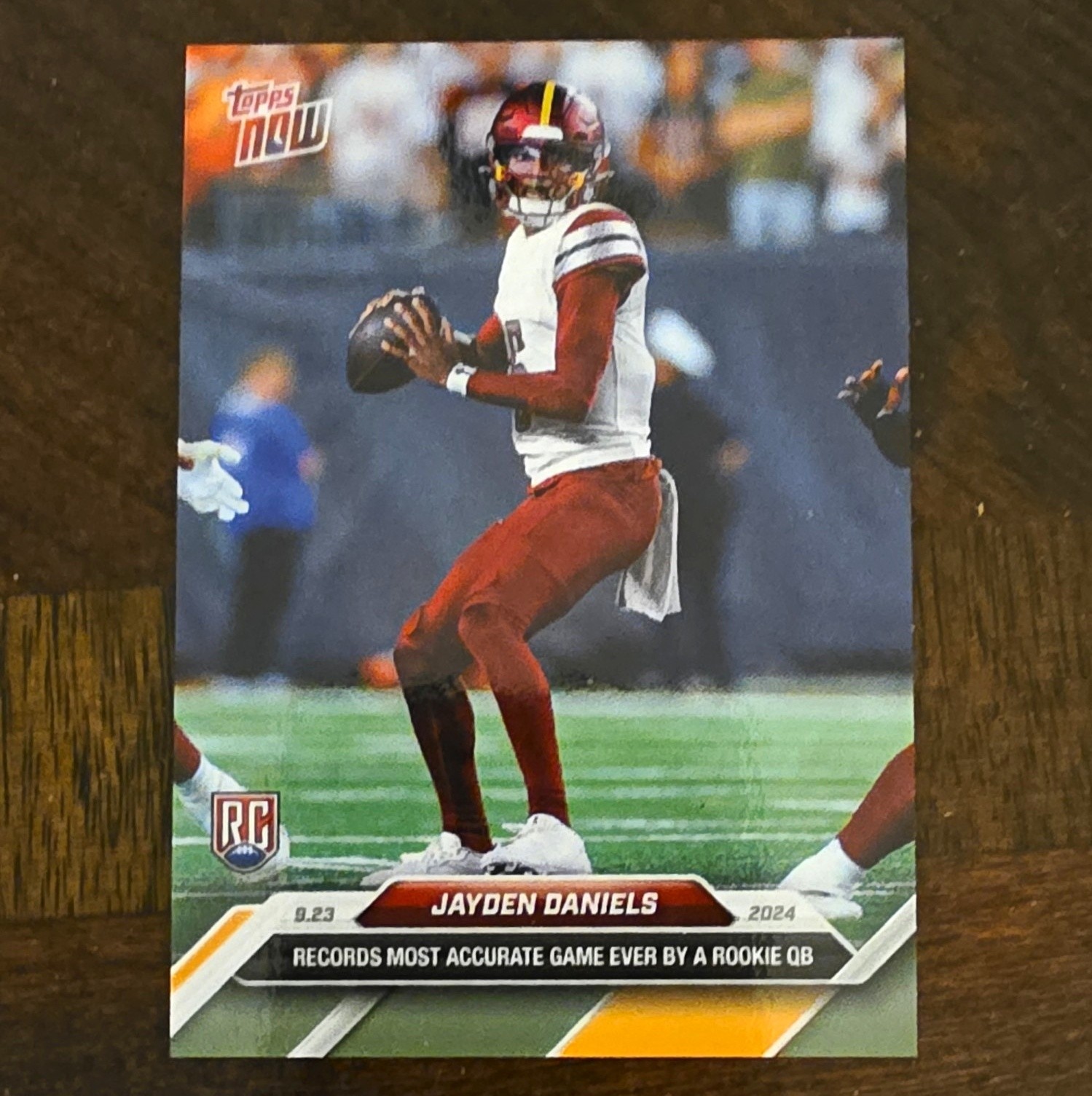 Topps 2024 Topps Now Jayden Daniels RC #5 Washington Commanders /27411
