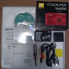 Nikon Coolpix S6500 Black w/Box Excellent ST