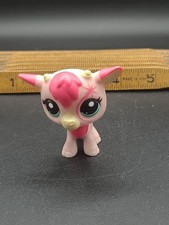 LITTLEST PET SHOP mini collectible figure G7 84 PINK LAMB GOAT