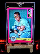 Miguel Cabrera 2016 Donruss D82-24 Tigers '82 SP Pink Parallel (NM-M) ✨✨✨✨✨✨✨