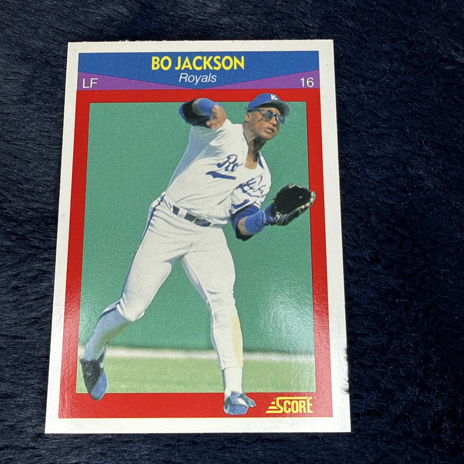 1990 Score Superstars - Bo Jackson #40 Kansas City Royals NM/LP SHIPS USPS