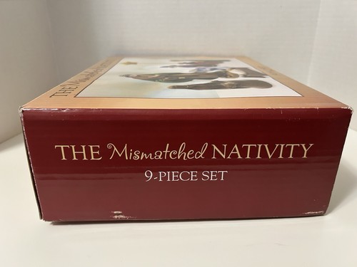 RARE THE MISMATCHED NATIVITY 9 Piece Set in Box Deseret Book Merrilee Boyack B35 - Picture 22 of 24