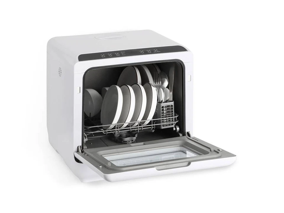SWISS PRO+ Mini Geschirrspüler Spülmaschine Tischgeschirrspüler Freistehender