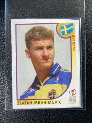  RARE! Rookie Zlatan Ibrahimovic #456 Geklebt   Panini FIFA World Cup 2002 WM 