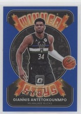 2021-22 Donruss Optic Winner Stays Blue Prizm 19/85 Giannis Antetokounmpo #1 2o7