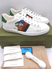 GUCCI Ace x Disney Donald Duck womens white l...