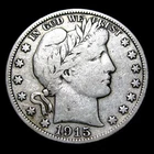 1915-D Barber Half Silver ---- Nice Coin ---- #772I