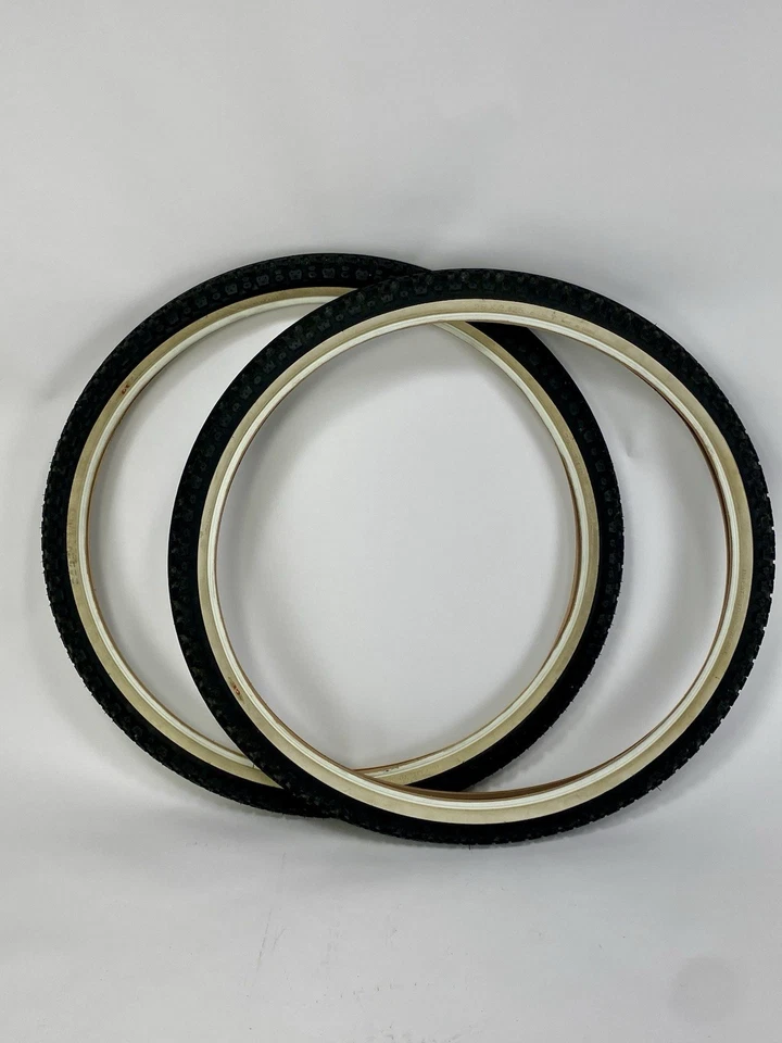 Neumáticos de Colección GT BMX 26 X 2.125 Blanco Pared Crucero Logo Old School Shinko Raro Foto 4 de 4