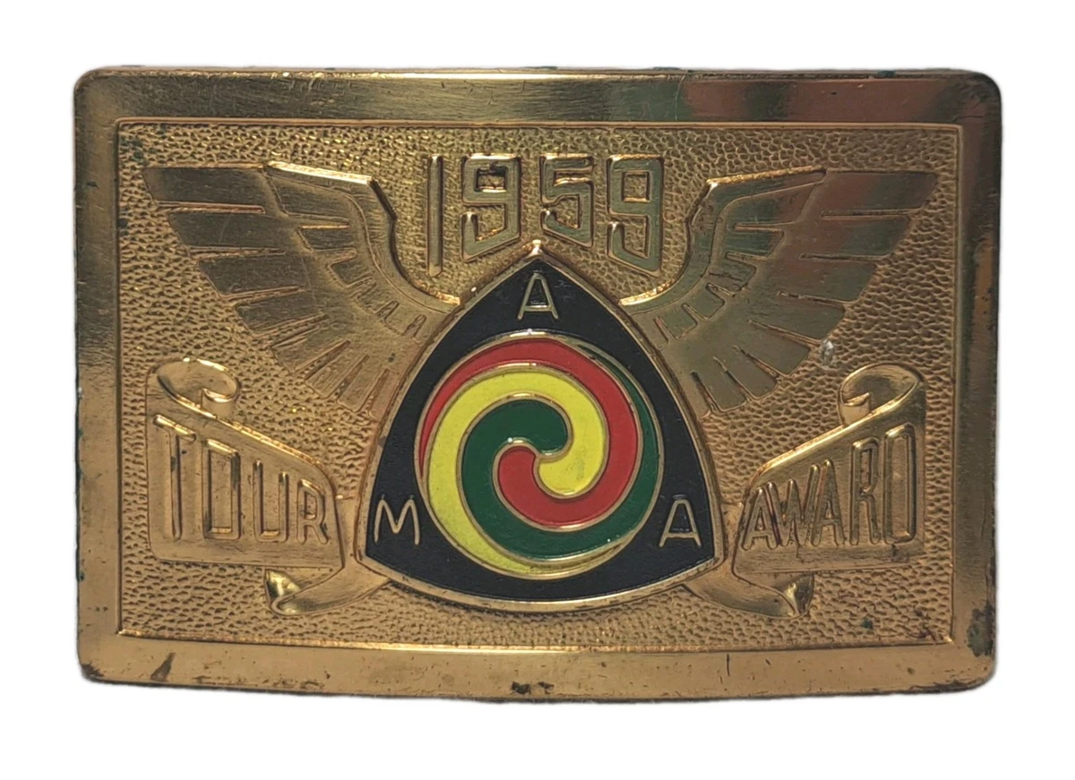 vintage AMA Gypsy Tour '50 ロケット Motorcycle 1950s Vintage Belt Buckles for sale | eBay