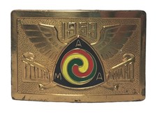 AMA Gypsy Tour Motorcycle Belt Buckle Made In USA 1959