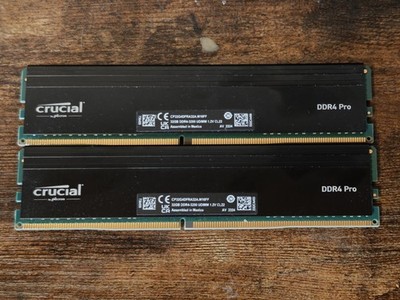 Crucial Pro Kit 64GB 2x32GB DDR4-3200 CL22-22-22 Dual Kit Arbeitsspeicher
