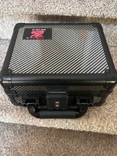 Zion Slab Case Go Carbon Fiber Black/Silver One Row Card Case.