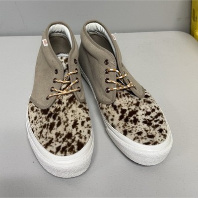 VANS Chukka 49 Dx Cow Print Anaheimfcty Erthmstrvrtn VN0A4BTI8J81 Mens size 13