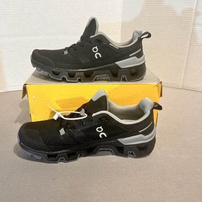 On Cloudwander Waterproof Trail Running Shoes Women s US 8 Black CloudTec