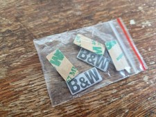 5x Genuine B&W Stickers 22mm x 10mm