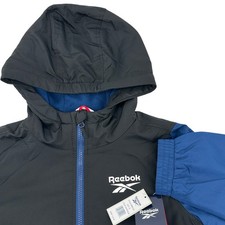 Reebok Fleece Lined Jacket Youth/Boys Size 10 Hooded NEW W/TAGS