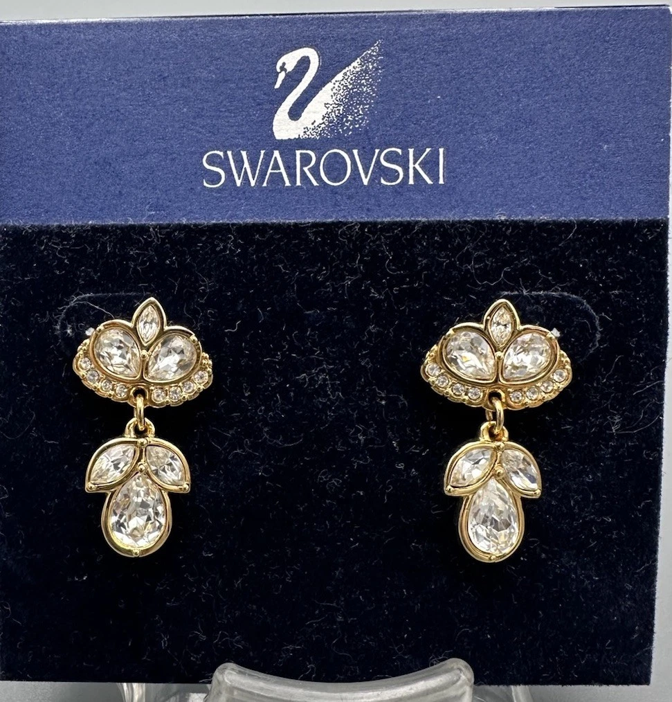 Swarovski Crystal Flowers & Plants Fashion Earrings for sale | eBay